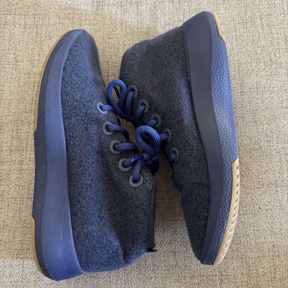 Allbirds Wool Runner Up Mizzle Women's Size 7 Blue High Top Sneakers Shoes WRUM